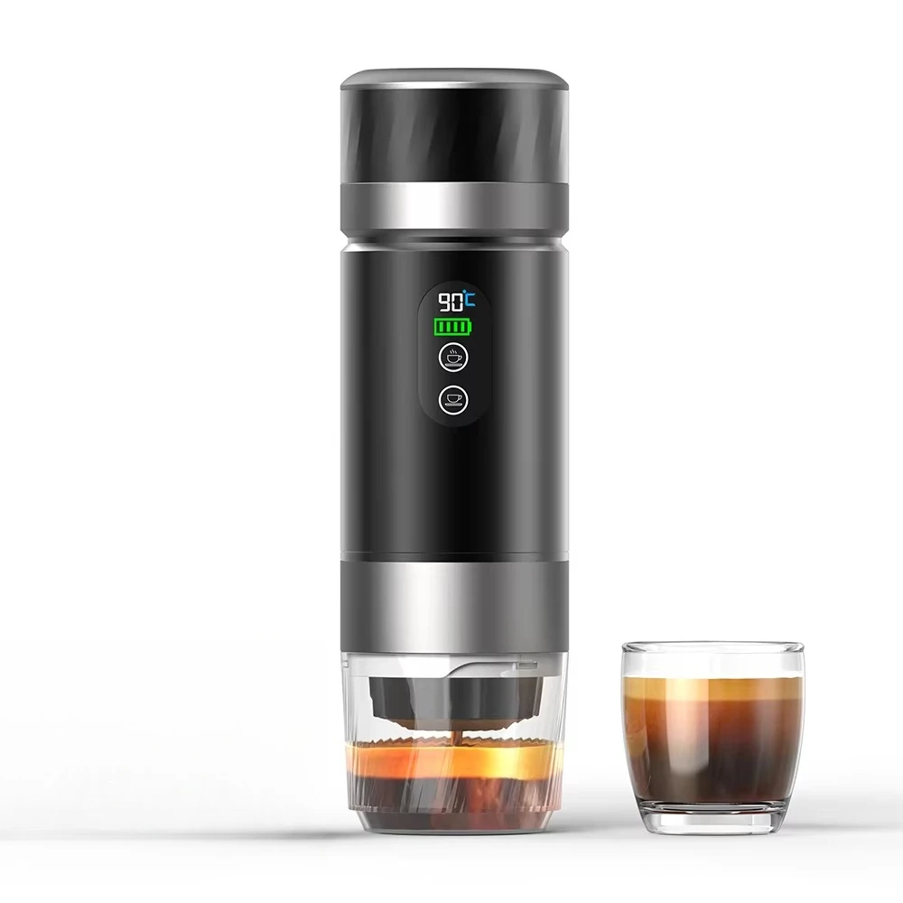 

Mini Portable Capsule Coffee Machine Hot and Cold Brewing Coffee Machine, Material, Stainless Steel