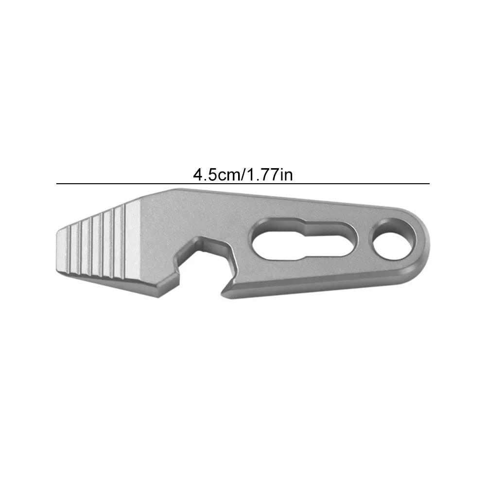 

Mini Wear-resistant Mini Pry Bar Durable Titanium Alloy Small Tools Sturdy Portable Keychain Pendant Outdoor Multitool