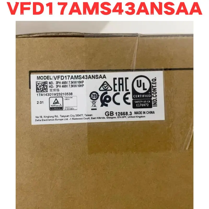 New Original VFD17AMS43ANSAA Inverter