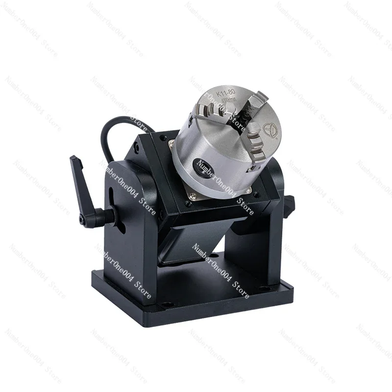 Máquina de marcado, plato giratorio volador mientras batidas, posicionador de mesa giratoria de precisión, detección de rotación láser portátil de alta velocidad