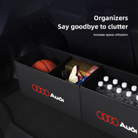 2025 Hot Car Trunk Leather Storage Box Auto Interior Organizer Accessories For Audi S-line A3 A4 A6 A5 Q5 A1 Q7 Q3 Q2 Q8 A7 A8 T
