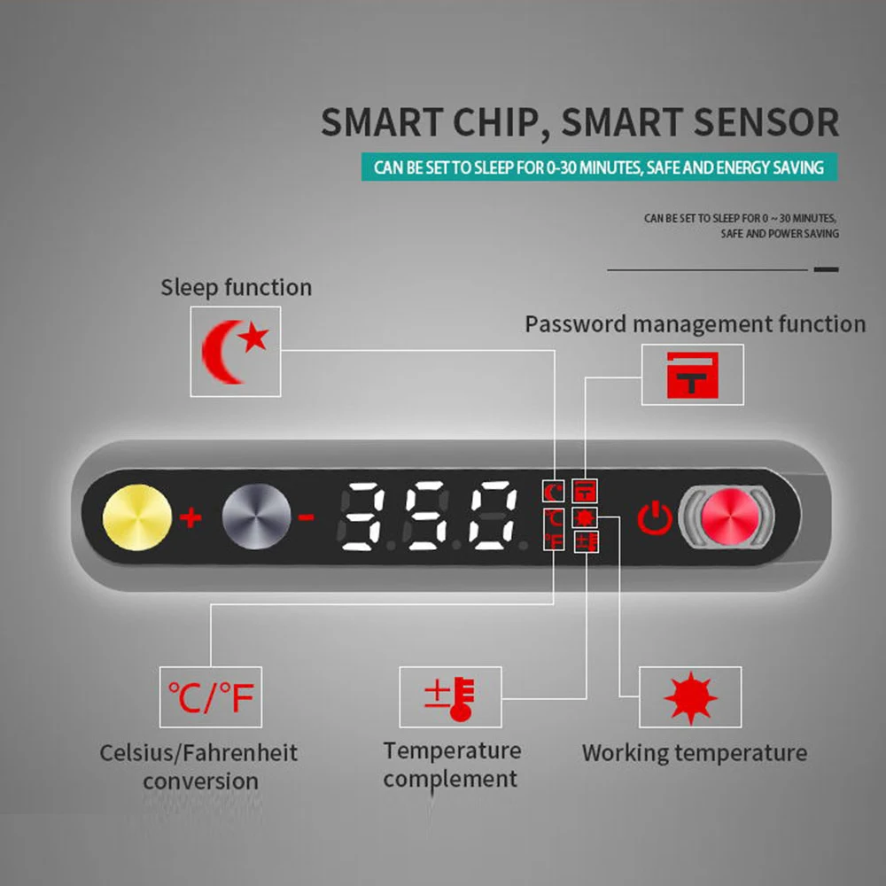 CXG E60S Intelligent Sleep Digital Display Thermostat Electric Soldering Iron Welding Solder iron rework station accessories