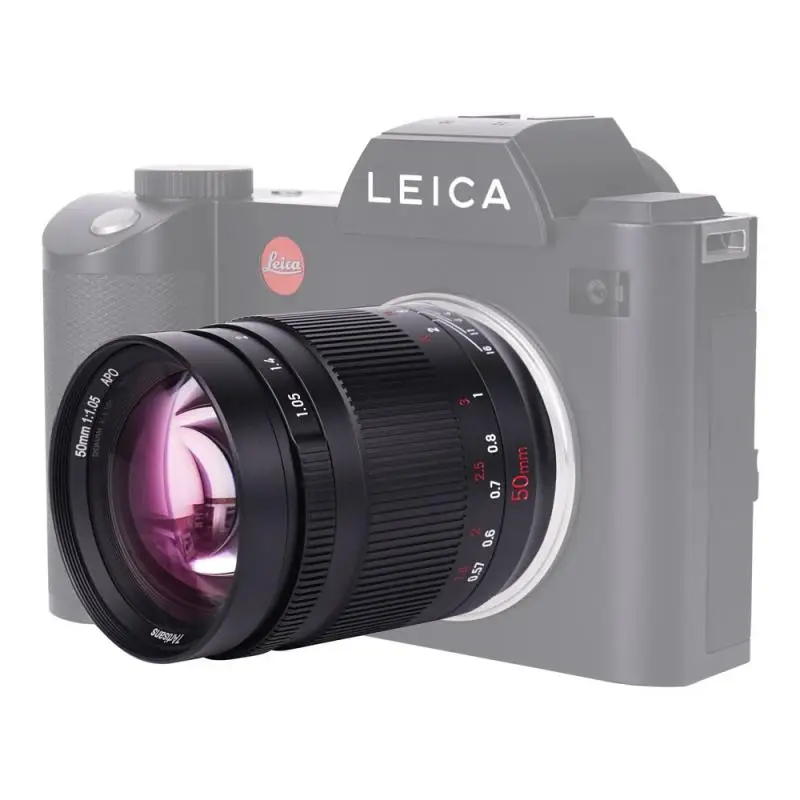 7Artisans 50 مللي متر F1.05 كامل الإطار فتحة كبيرة ثابتة البعد البؤري عدسة كاميرات بدون مرآة ل Leica L Nikon Z Canon RF Sony E