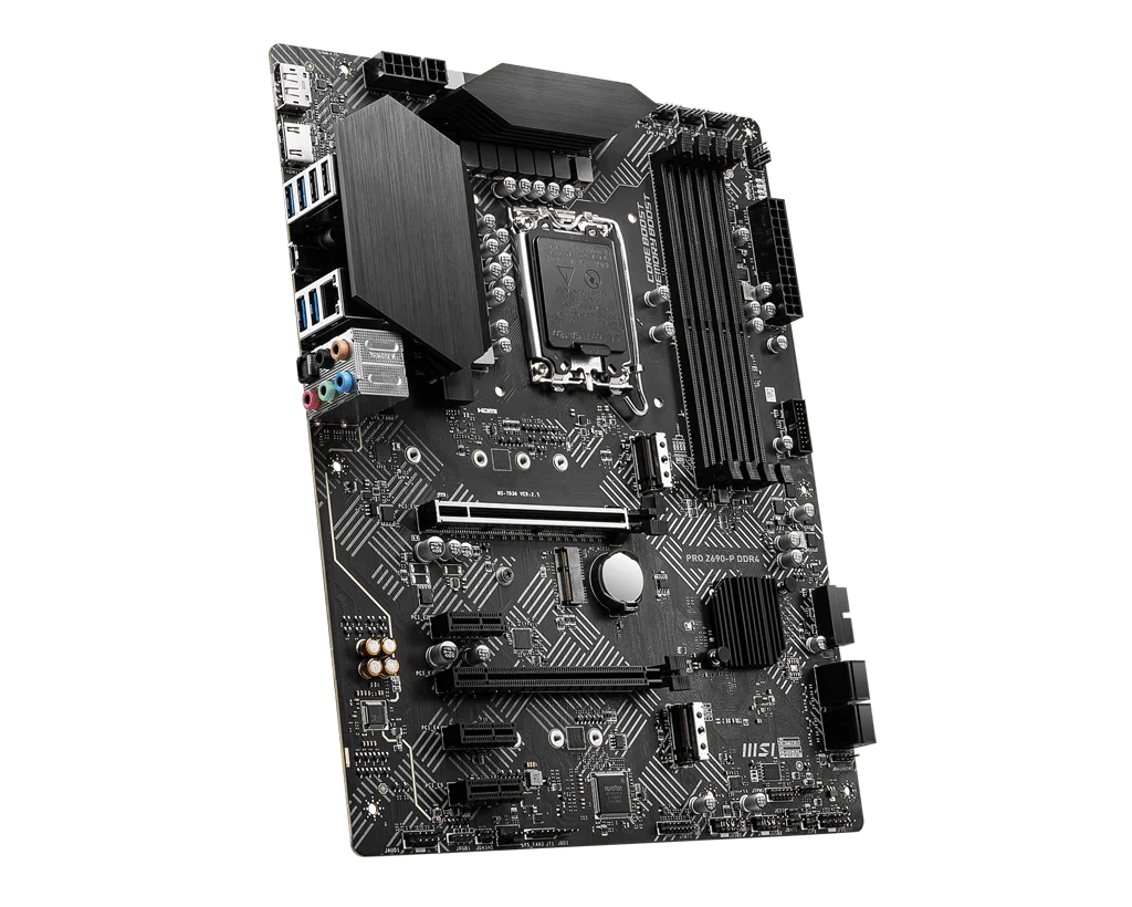 Imagem -04 - Placa-mãe com Cpu I512400f Msi Pro Z690-p Soquete Ddr4 Suporte Lga1700 Ddr4 128gb 14490f M.2 Atx Intel-z690