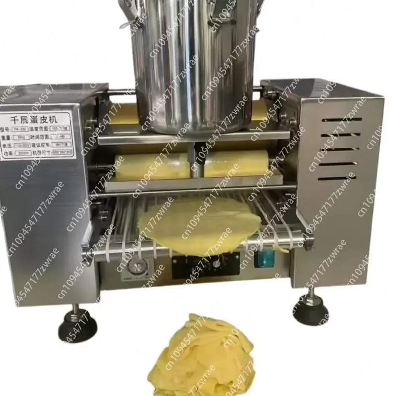 8-Inch Commercial Mille Crepe Cake Machine Thousand Layer Cake Crust Machine