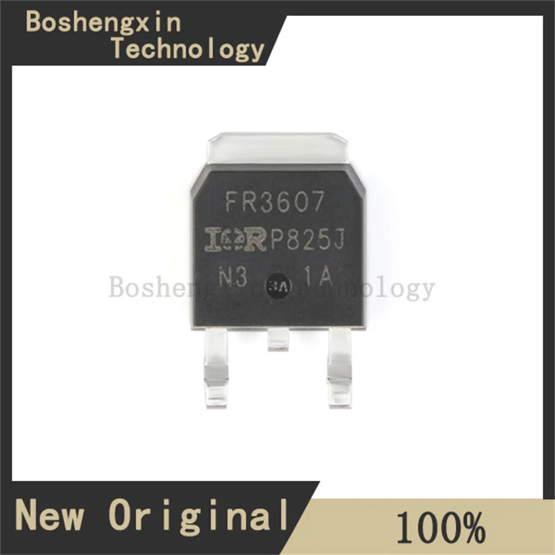 5 шт. IRFR3607TRPBF N-канальный, 75 В, 80 А, 9 мОм при 10 В TO-252-2 IRFR3607TRPBF