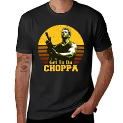 Get To Da Choppa dos homens camiseta clássica, roupas estéticas, camisas brancas, nova edição