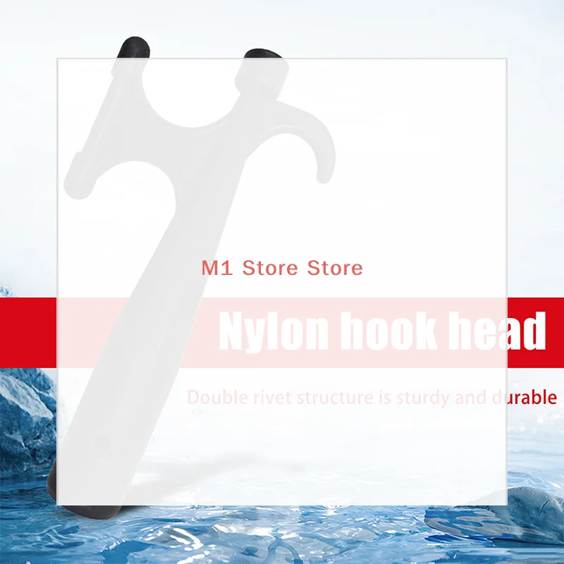 Nylon Boat Hook Rust-Resistant Boats Hook Head End For Mooring Yacht Nylon Mooring Boat Hook Head Replace Top Boat Accessories