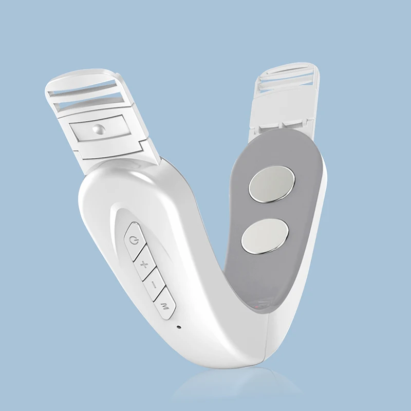 เครื่องนวดหน้าไฟฟ้า 6 โหมด กระชับใบหน้า ลดเหนียง ยกกระชับรูปหน้าวี พร้อมประคบร้อน นวดด้วยคลื่นไฟฟ้า เครื่องนวดลดสัดส่วน