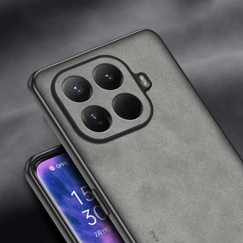 حافظة من البلاستيك الصلب لحماية العدسات من جلد البولي يوريثان غير اللامع لهاتف Xiaomi 15T 15T Pro