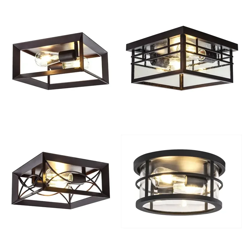 Industrial Recessed Ceiling Light for Kitchen Entrance Corridor Modern Ceiling Lighting Fixture