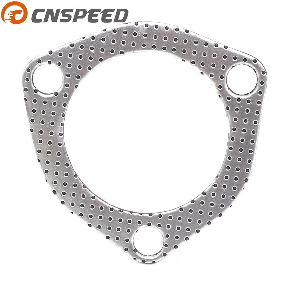 

CNSPEED 10pcs/lot 63mm 2.5inch Exhaust Pipe Gasket To Muffler Gasket Exhaust Gasket YC101115