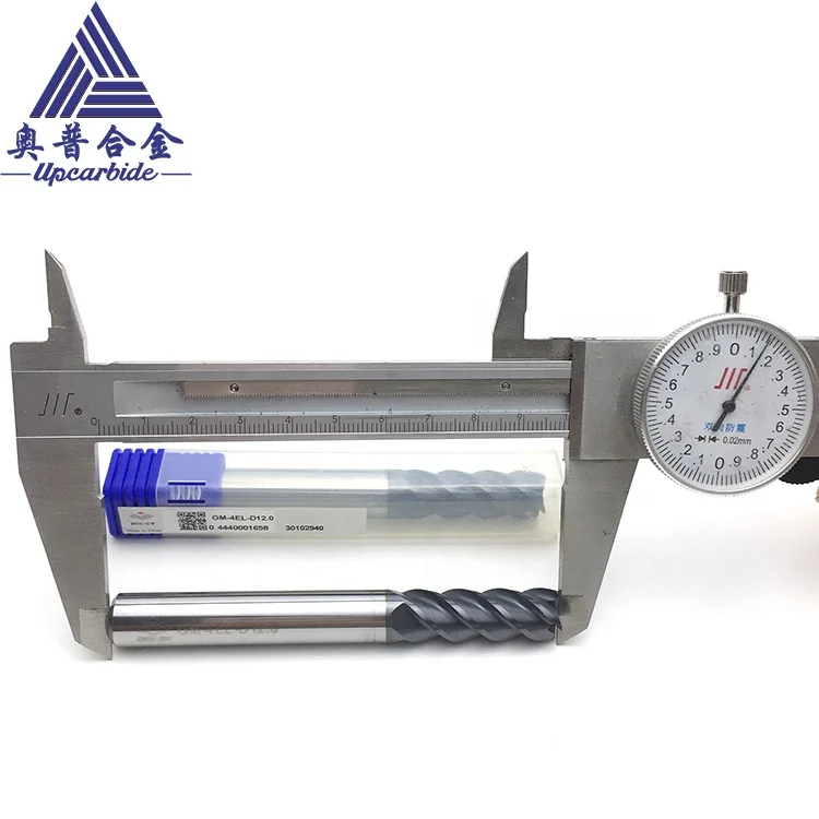 GM-4EL-D12.0 CNC Tungsten Steel Milling Cutter Solid Carbide End Mill for Metal Cutting Cemented Carbide Tool