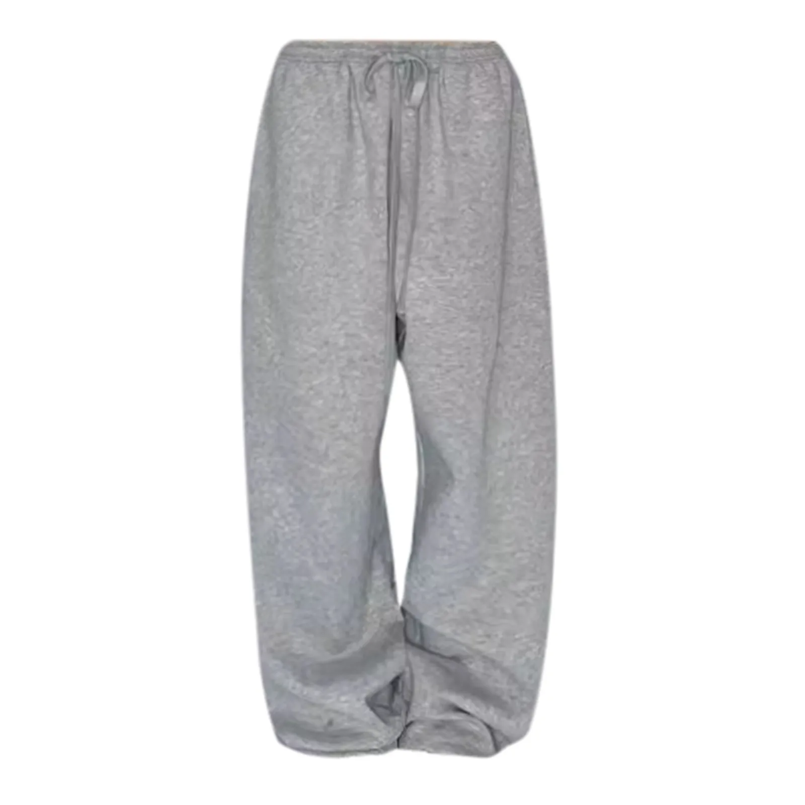 Mulheres calças cinza baggy vintage harajuku y2k 90s retro oversize sweatpants cintura alta hip hop rua jogger calças 2024 novo