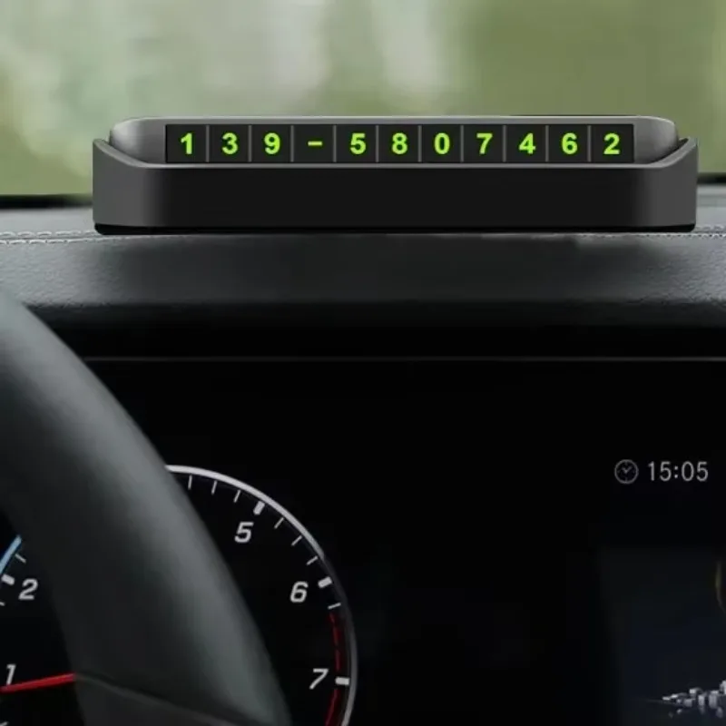 

Наклейка на автомобиль 2025: Новая временная парковочная карта-табличка с номером телефона для Skoda Octavia A5 A7 RS Fabia Superb AC