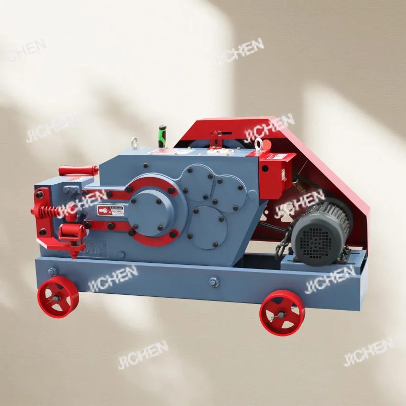 Máquina cortadora de barras de acero eléctrica pequeña, equipo portátil, máquina cortadora de barras de acero para obras de construcción