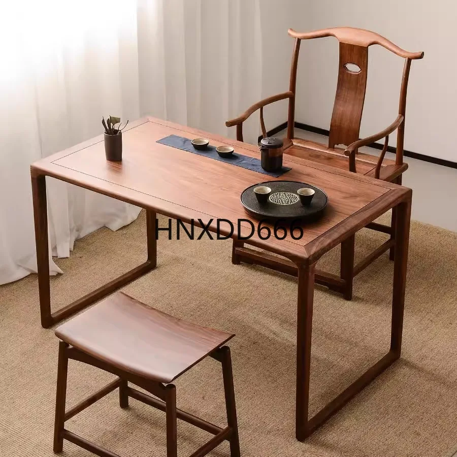 

New Chinese tea table and chair combination solid wood tea table