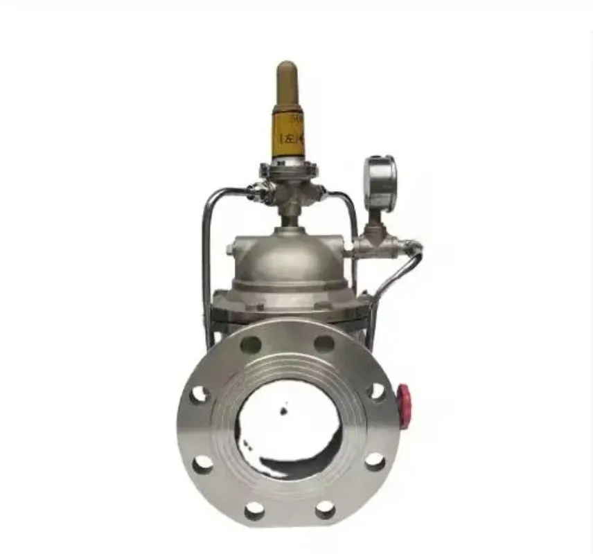 Stainless Steel 500X Holding Pressure Relief Valve Flange Water Discharge Hydraulic Pipeline protection Pressure Control Valve