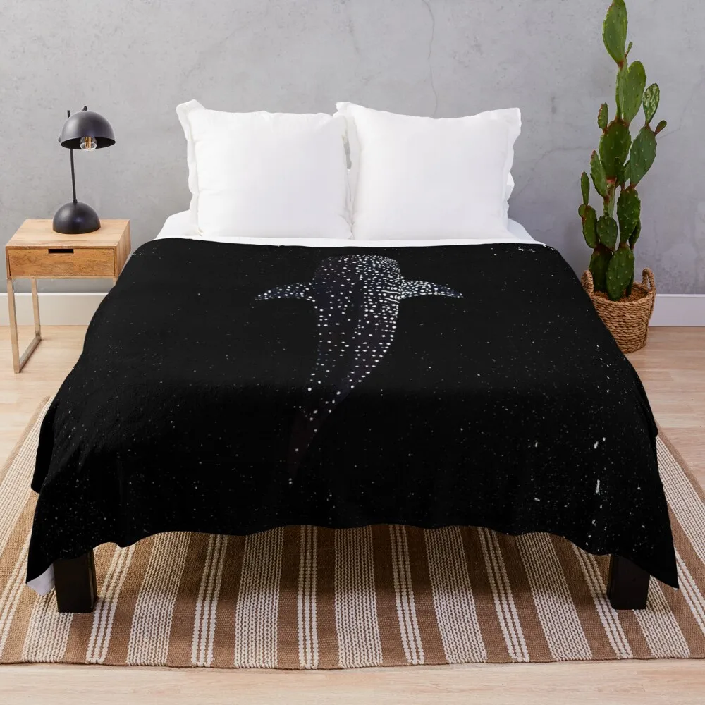 

Starry - Whale Shark Throw Blanket for sofa Luxury St Beautifuls Blankets