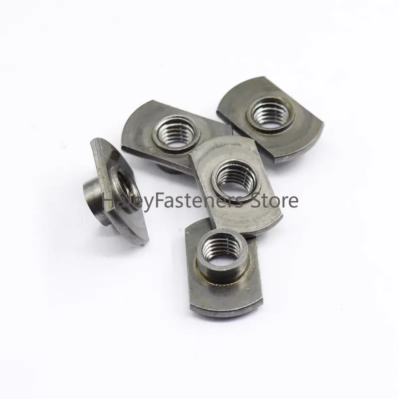 20PCS T-shaped nut flange welding M6 M8 M10 positioning ring trimming step screw iron plate groove