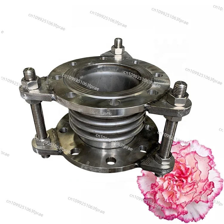 Flanged steam ripple compensator Sleeve pipe edge welding Flexible stainless steel bellows Thermal expansion joint