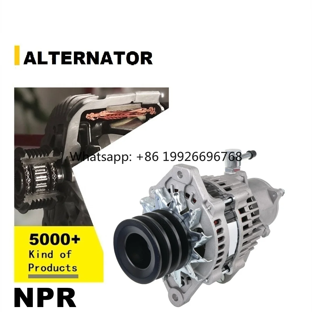 

WENCHANG Truck Alternator Engine Perfect Fit for ISUZU NPR 4HF1 4HJ1 JAMBO 24V Alternator Assembly for Hot Selling 1-3470-25W