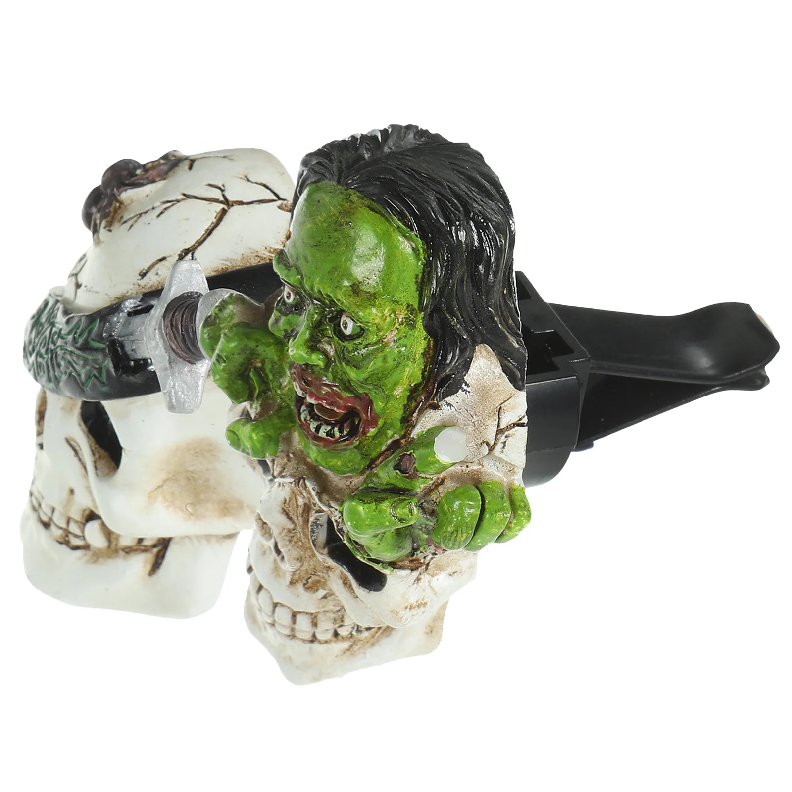 

2pcs Clip Aroma Diffuser Skull Car Charms Halloween Skull Air Freshener Car Decor Aromatherapy Accessories