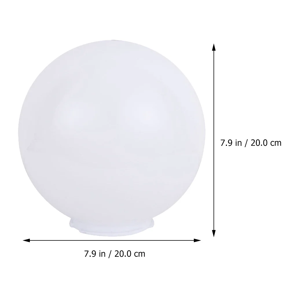 Lamp Globe Shade Light Cover Replacement Acrylic Post Globes Lampshade Outdoor Whiteshades Ceiling Fixture Table Covers