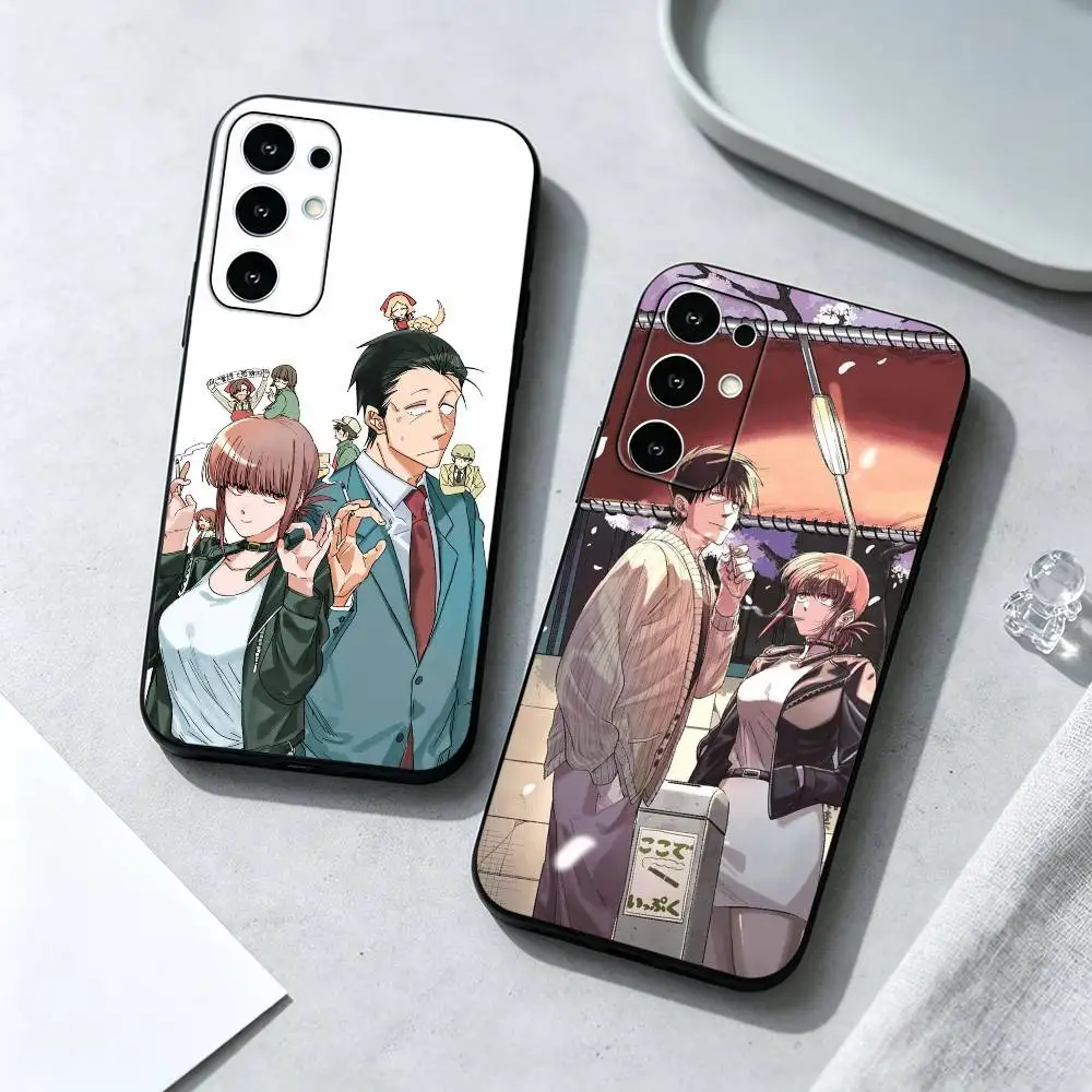 Anime Smoking Behind the Supermarket Phone Case For Samsung S25,S24,S21,S22,S23,S30,Ultra,S20,Plus,Fe,Soft Silicone Black Cover