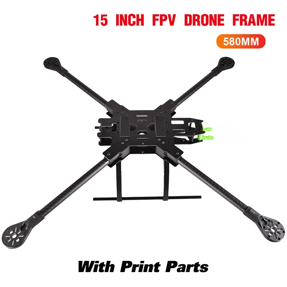 15Inch Fpv Racing Drone Frame Koolstofvezel Quadcopter Fpv Freestyle Frame Voor Verbeterde Vlucht Stabiliteit En Prestaties