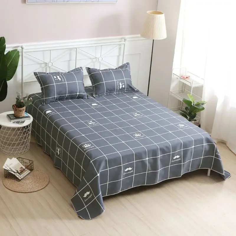 Geometric Patterns Bed Sheets Throughout The Year Suitable for Various Skin Types Counterpane Fashion Bed Cover Bed Flat Sheet