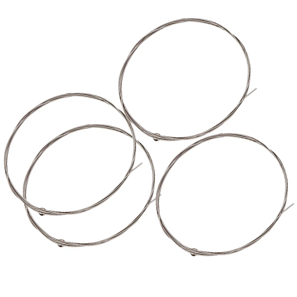 

1 Pack Electric Bass Strings Hexagonal Coated Copper Alloy Wrap Smooth Durable Lightweight For Beginners Universal Fit