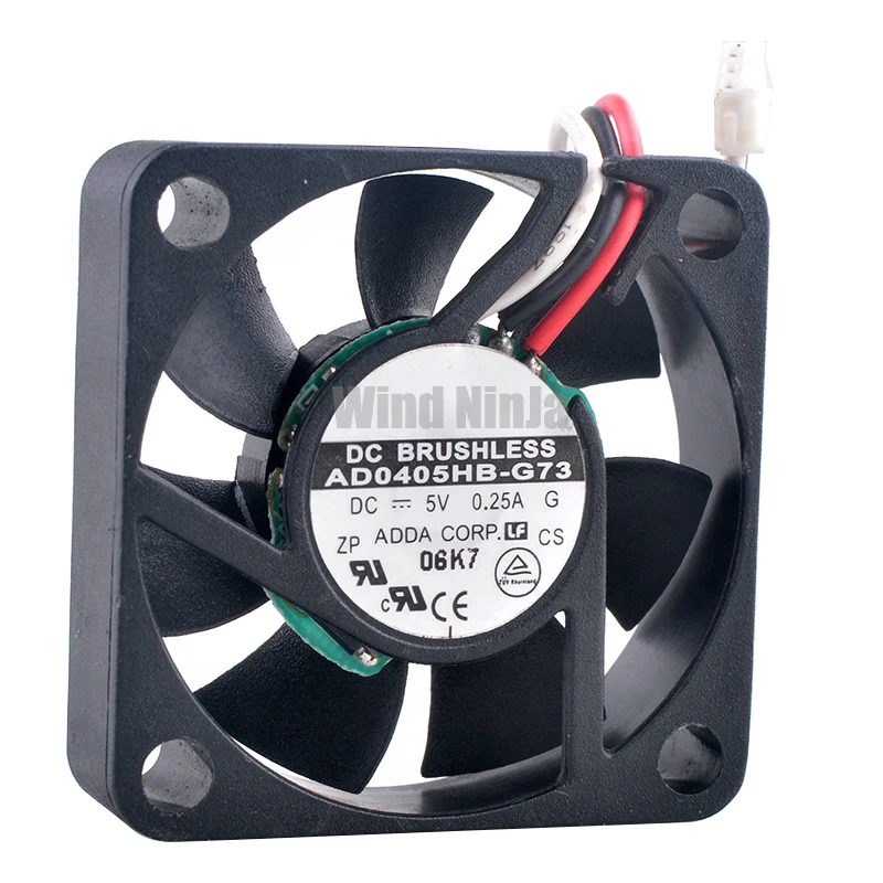 AD0405HB-G73 4cm 40mm fan 40x40x10mm DC5V 0.25A 3pin High speed micro cooling fan axial flow fan for power switch