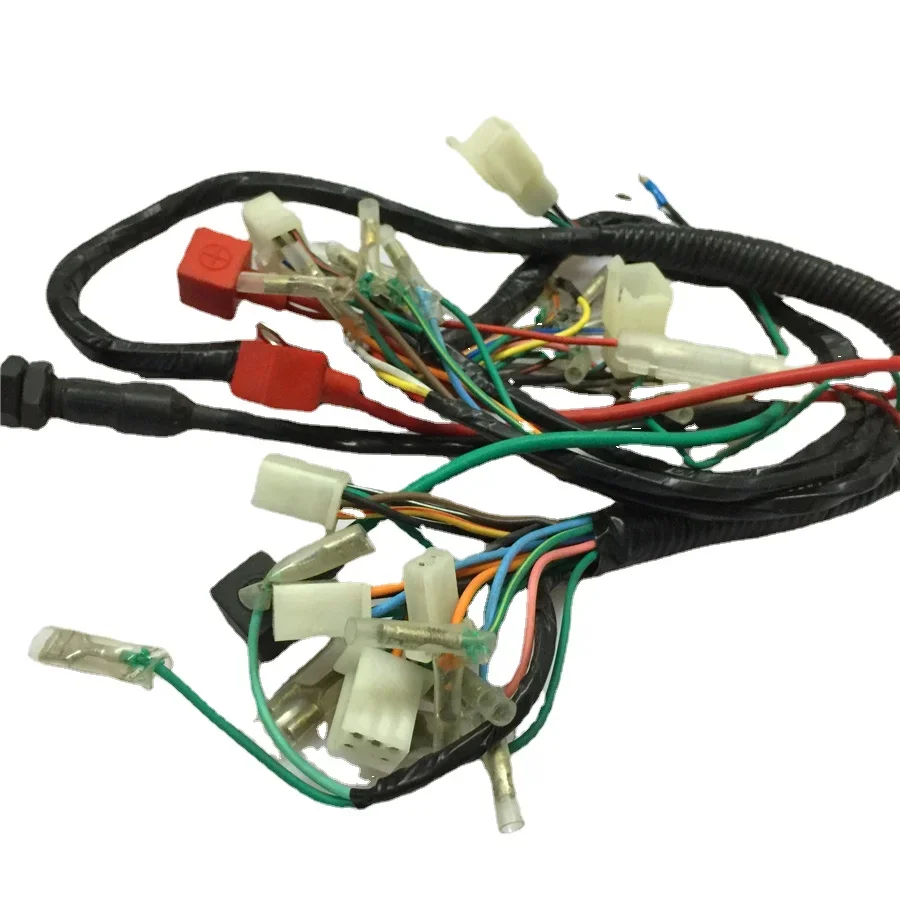 For Electric DAX Motorcycle Mainline Cable Entire Vehicle Wiring Harness Rectifier High-voltage Package Igniter Flasher Relay