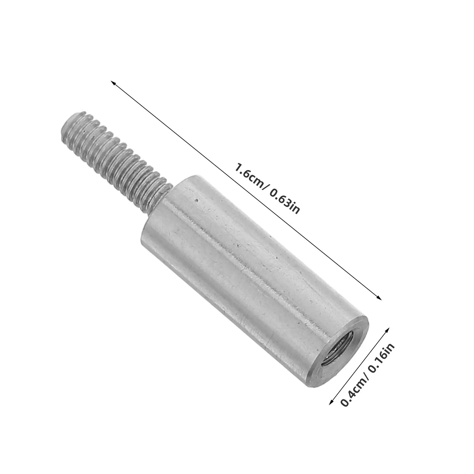 20Pcs Scrapbook Binding Screw Posts Stainless Steel Standoff Extension Spacer Round Metal Stud Scrapbook Extenders for Album