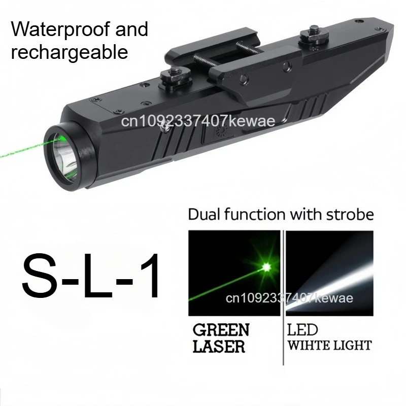 

Новый тактический фонарь-прицел Richfire 2026 года, перезаряжаемый, 2000 люмен, 2-в-1, с креплением на планку 20 мм, для охоты