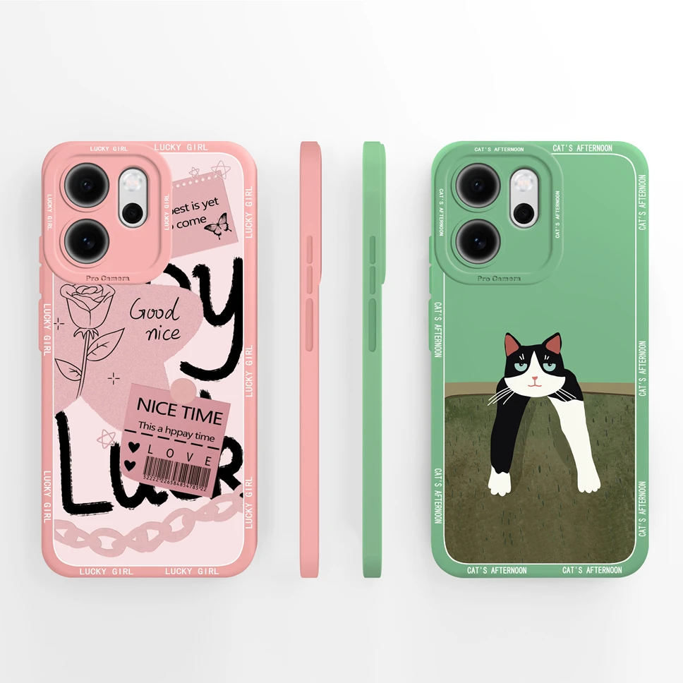 For Oppo Reno 14F 5G Case Lovely Astronaut Cartoon High Quality Phone Back Cover For Oppo Reno14F Camera Protection Soft Bumper