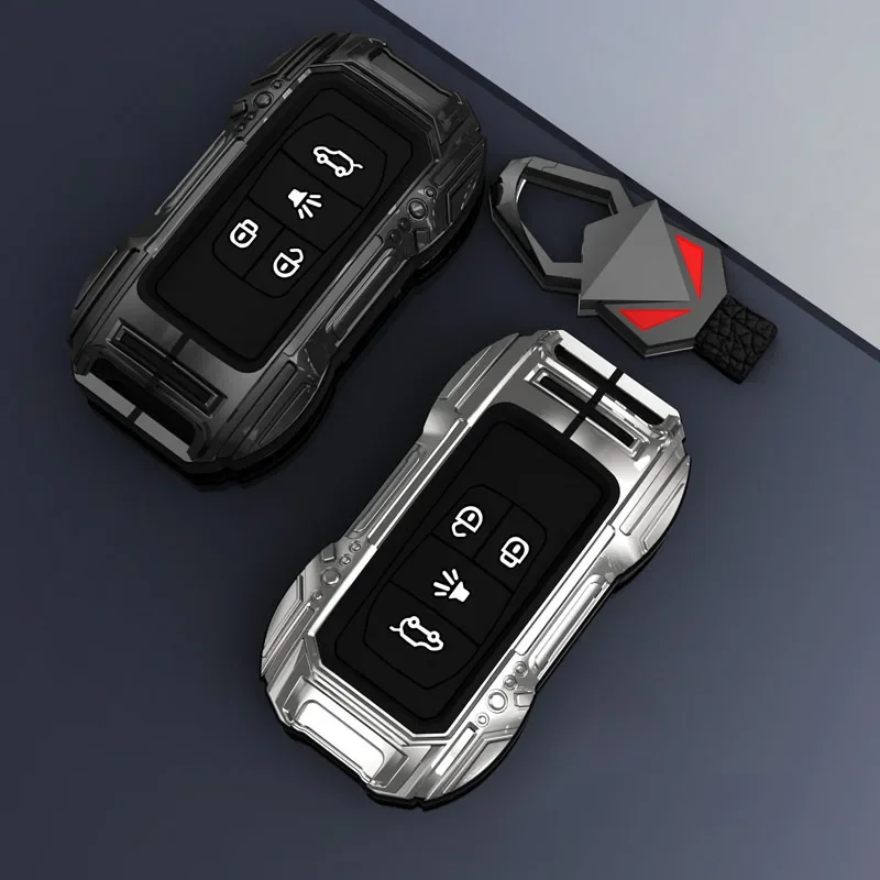 

Zinc Alloy Car Remote Key Protect Case Cover Shell For Soueast DX3 DX7 Lingzhi V5 Lingshi V6 Lingyue V3 Holder Keychain