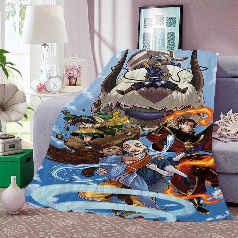 

Sofa Blankets for Winter King Size A-Avatar The Last A-Airbender Microfiber Bedding Custom Nap Anime Fluffy Soft Blankets Warm