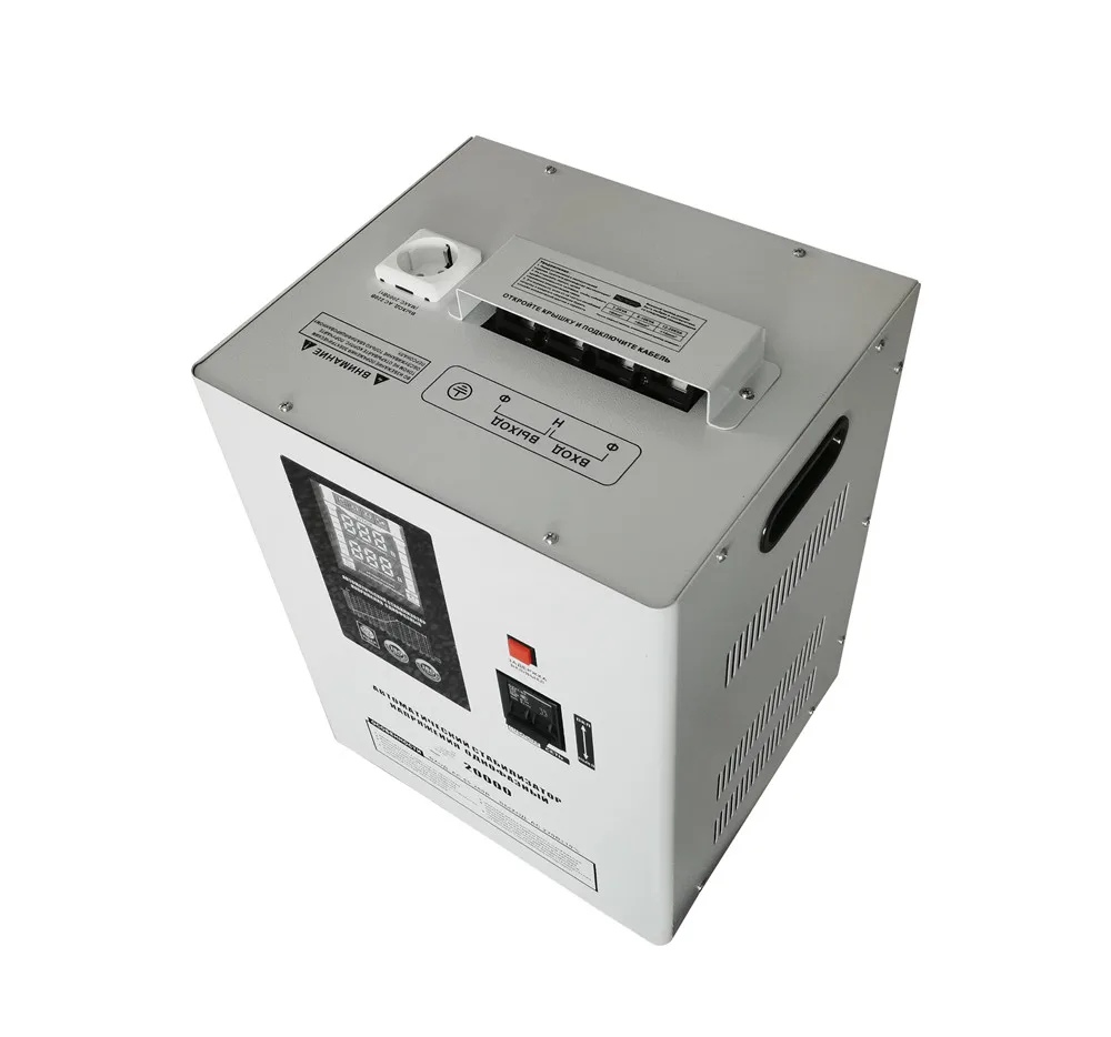 

Sonapa Auto Input Adjustable 15KVA Automatic Voltage Regulator Stabilizer Relay Type