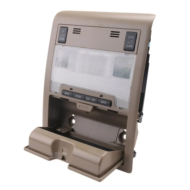 

Лампы для чтения в сборе, лампа верхнего освещения для Toyota Land Cruiser, светильник для чтения, потолочный светильник, купольная карта, светло-коричневый