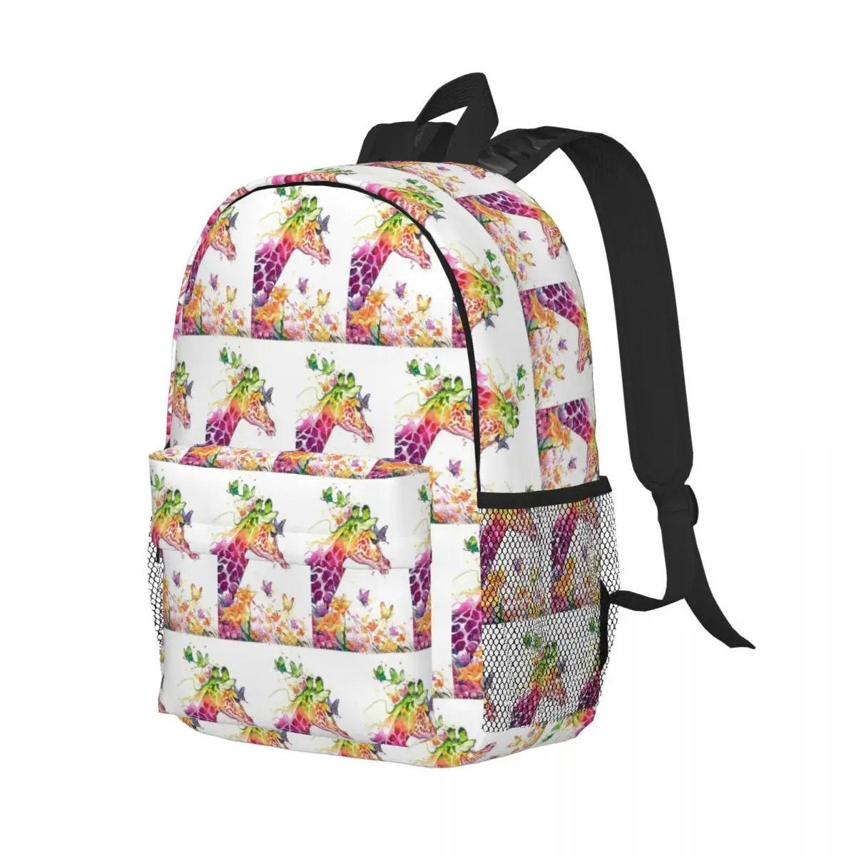 

Giraffe Backpack Student Boys Girls BookBag Kids School Bag Computer Shoulder Bags for Men Women