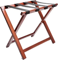 foldable luggage rack wooden luggage rack for living room hotel 2 layer shoe rack storage suitcase