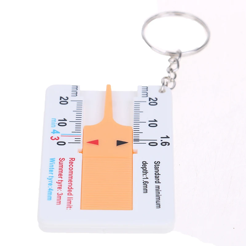 1PC 0-20MMAuto Tyre Tread Depth Gauge Caliper Car Tyre Tread Depth Depthometer Gauge CaliperTire Wheel Measure Tools