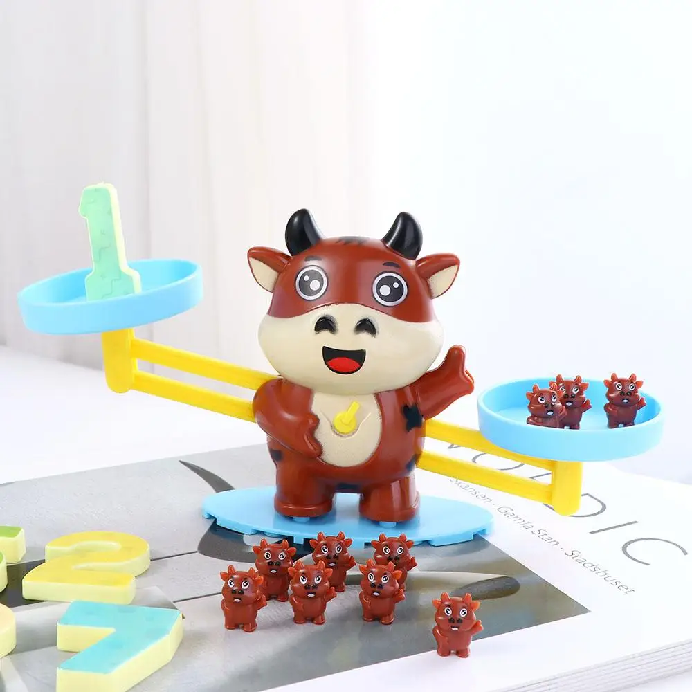 Digital Board Game Educational Toy Cartoon Animals Educational Math Toy Number Board Game Smart Monkey Balance Scale Math Toy