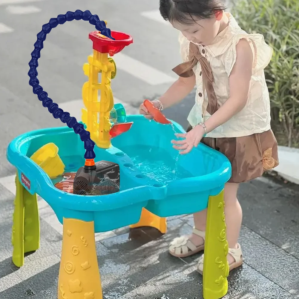 Water Table Pump Automatic Water Supply Accessories Powerful Pump for Water Play Table Summer Outdoor Splash Table