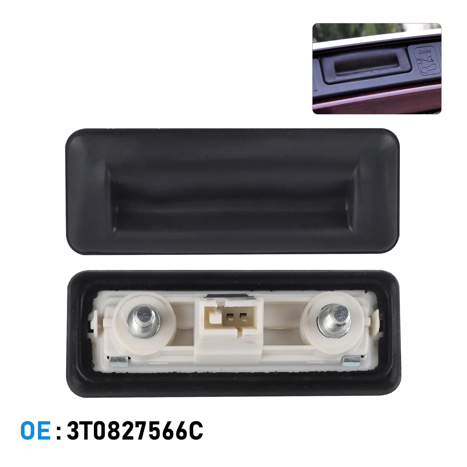 

12V Tailgate Switch 3T0827566C For Skoda Superb 2008 2009 2010 2011 2012 2013 2014 2015 Rear Trunk Lock Switch Accesseory