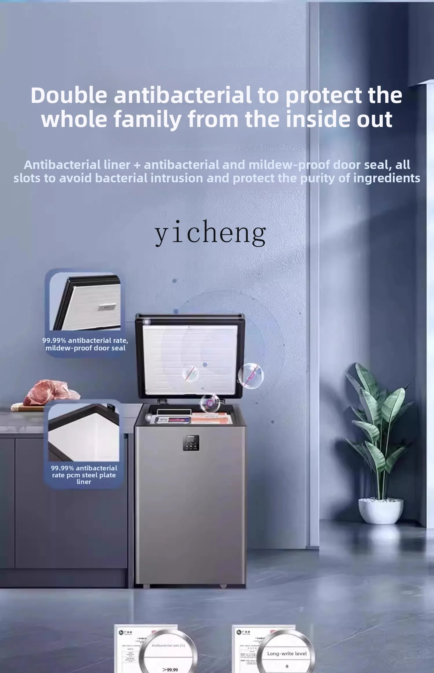 

zz Freezer Household Small Full Freezer Refrigerator First-Class Energy Efficiency