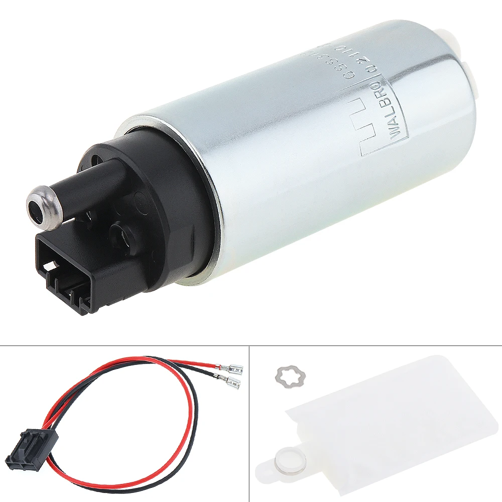 

13.8V F90000262 255Lph High Flow Universal In tank External Gasoline Fuel Pump 3BAR 10.5A Gasoline Fuel Pumps for Acura Honda-