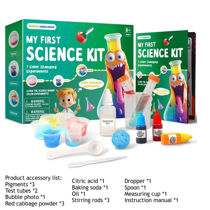 Kit d'expérimentation scientifique magique pour enfants, savon à vapeur fait à la main, outils pédagogiques éducatifs, jouets pour élèves de l'école primaire, cadeau pour enfants